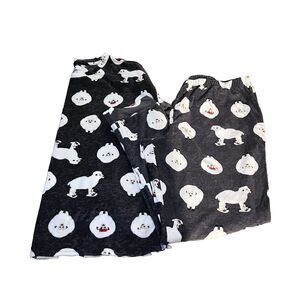 Women's 2 Pc Lamb Print Sleepwear‎ Intimate  Set in XXL soft plush Lounge Cozy